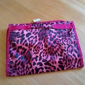 Hot Pink Travel Purse for Jewelery and Makeup